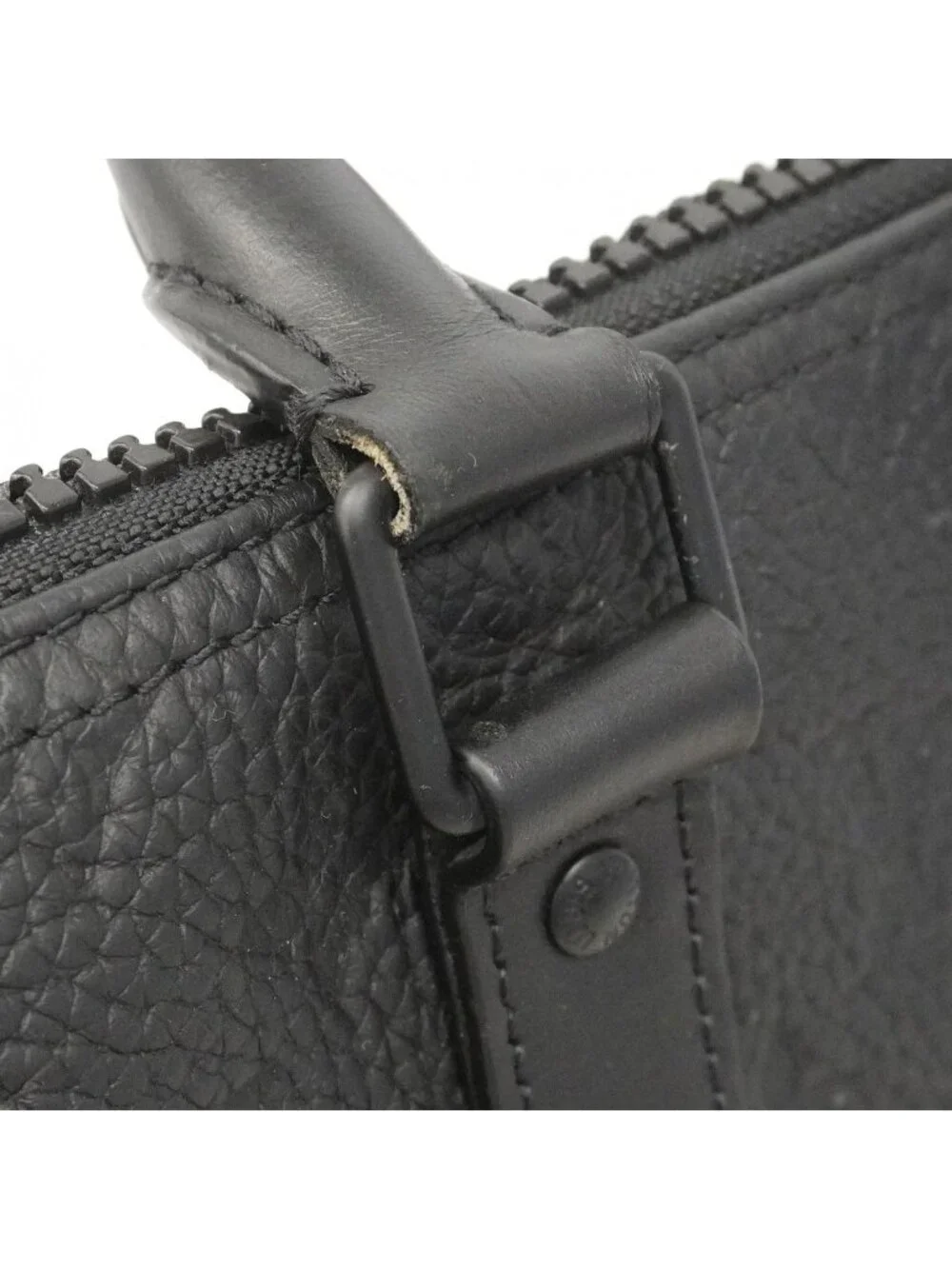 Louis Vuitton Handbag Monogram Taurillon Keepall Bandouliere 25 Black 2-Way